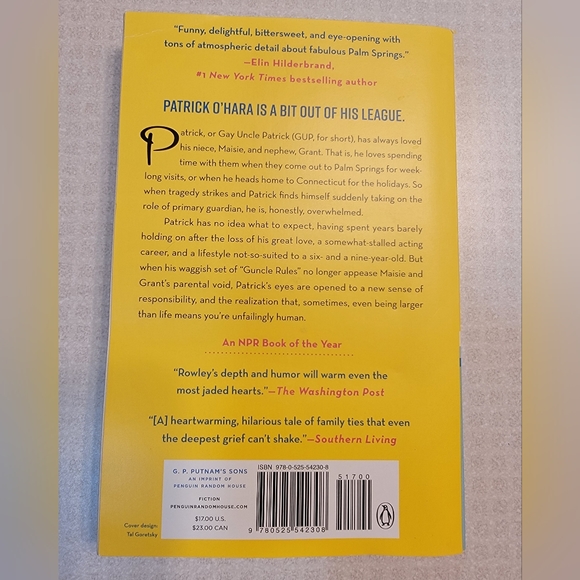 The Guncle by Steven Rowley, paperback - Picture 2 of 2